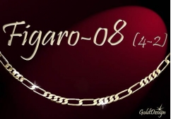 Figaro 08 ( 4-2 ) - náramek zlacený